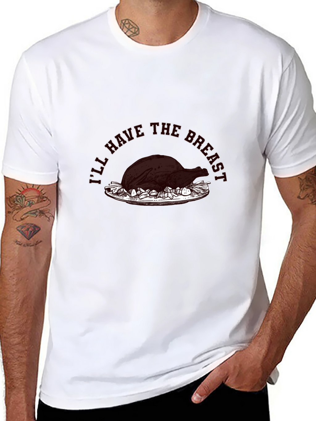 Funny Thanksgiving T-Shirt - Ill Have The Breast