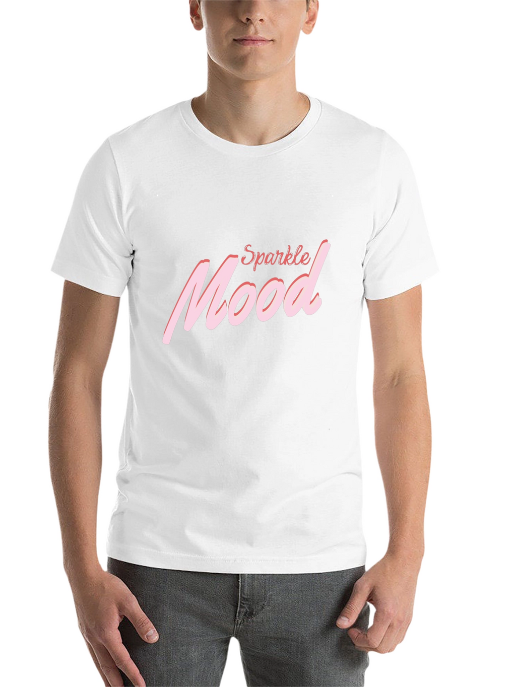 Sparkle Mood T-Shirt - Soft Cotton Blend Trendy Design