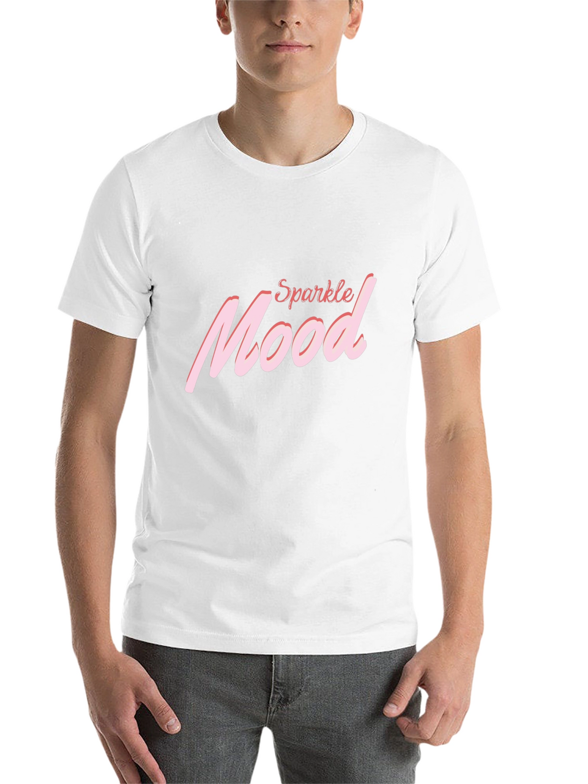 Sparkle Mood T-Shirt - Soft Cotton Blend Trendy Design