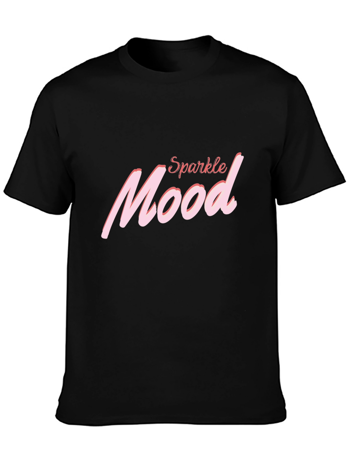 Sparkle Mood T-Shirt - Soft Cotton Blend Trendy Design
