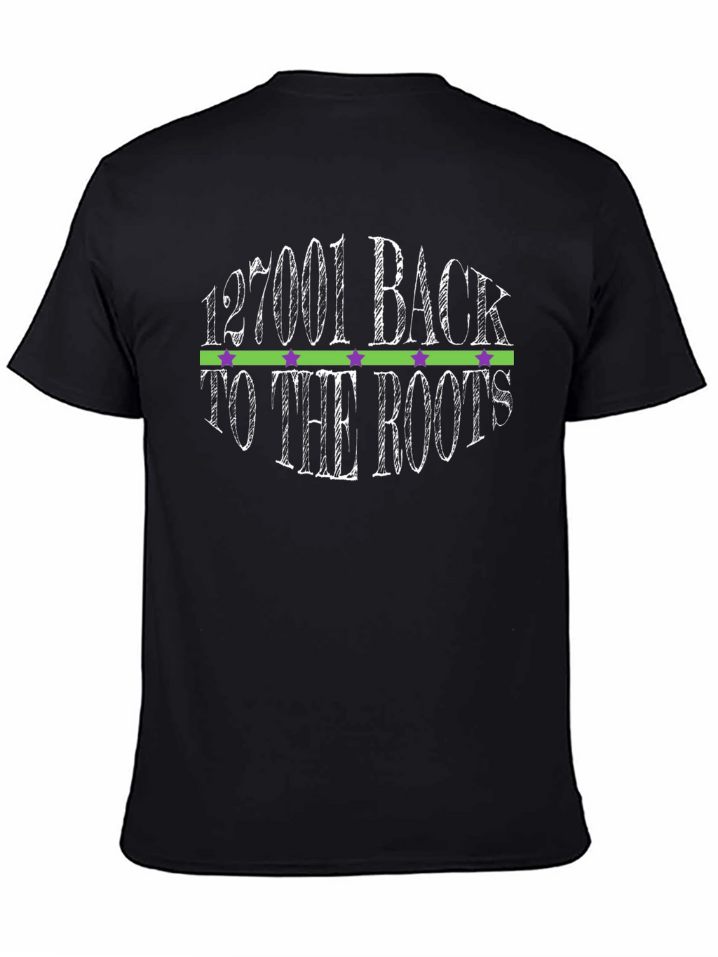 127001 Back To The Roots Graphic T-Shirt