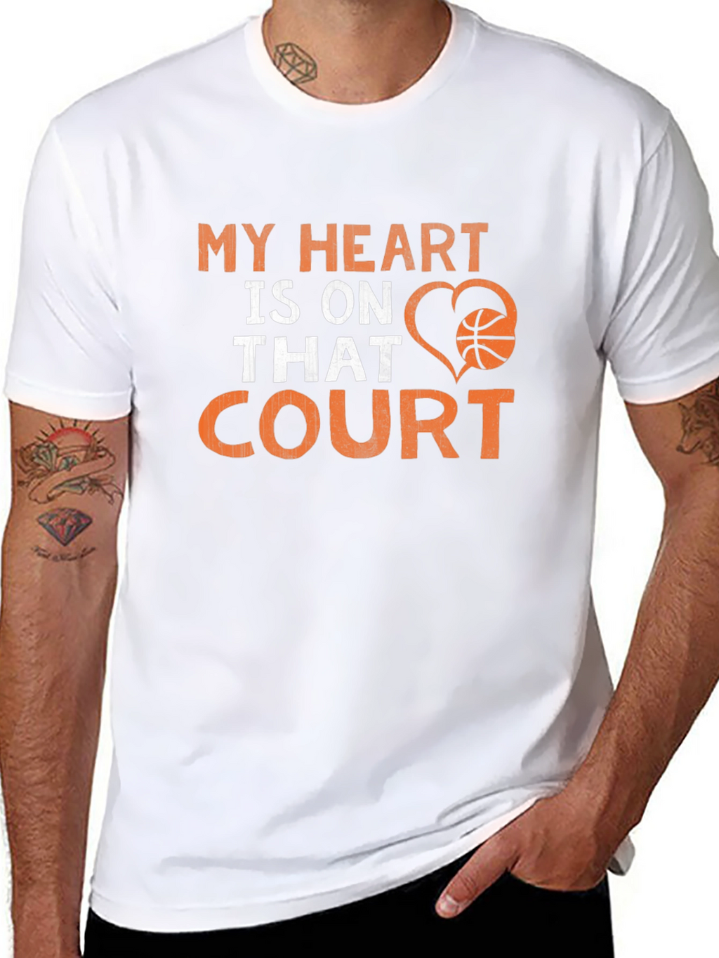 Basketball Heart T-Shirt