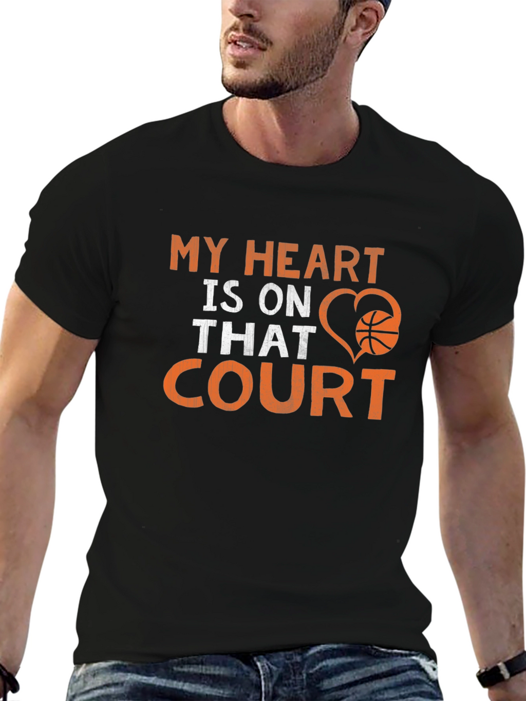 Basketball Heart T-Shirt