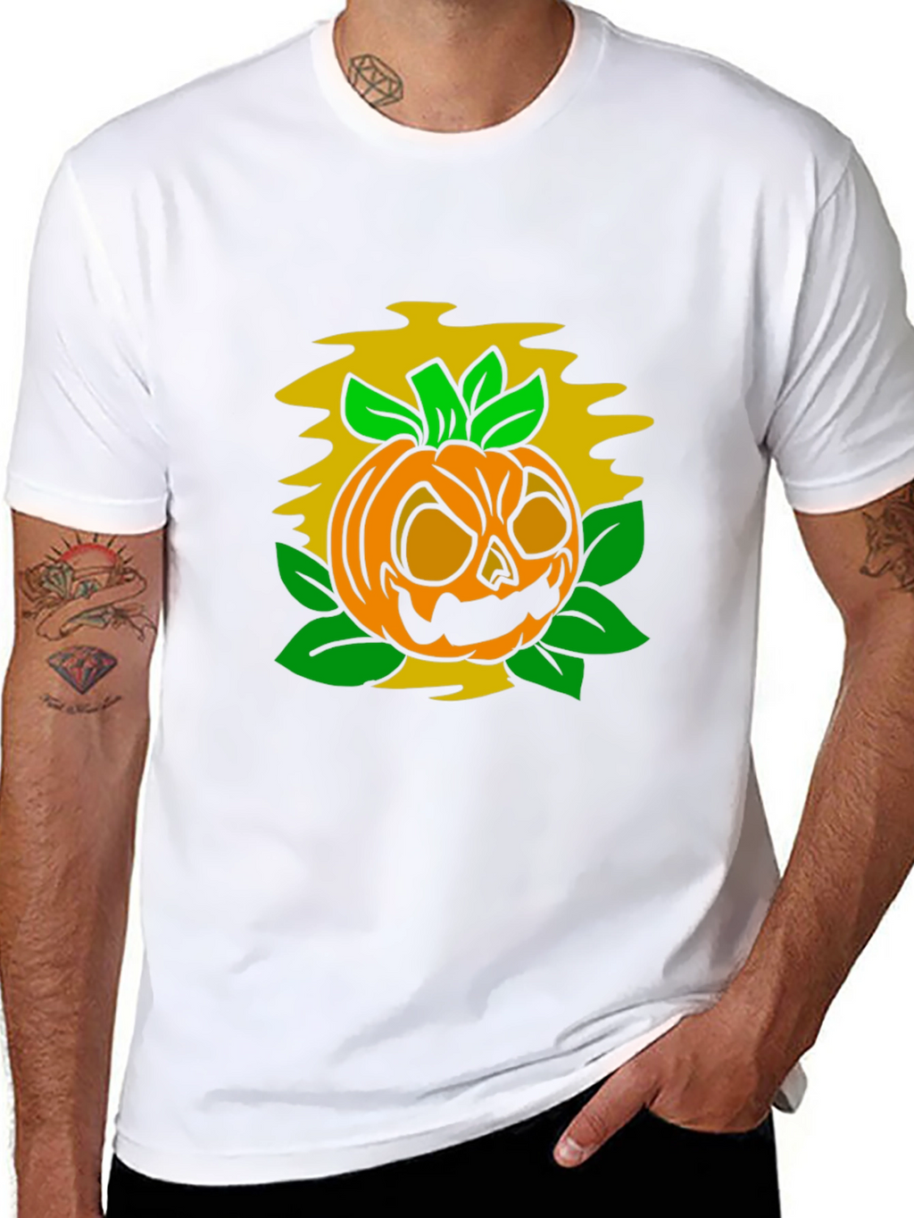 Halloween Pumpkin T-Shirt - Spooky Season Apparel