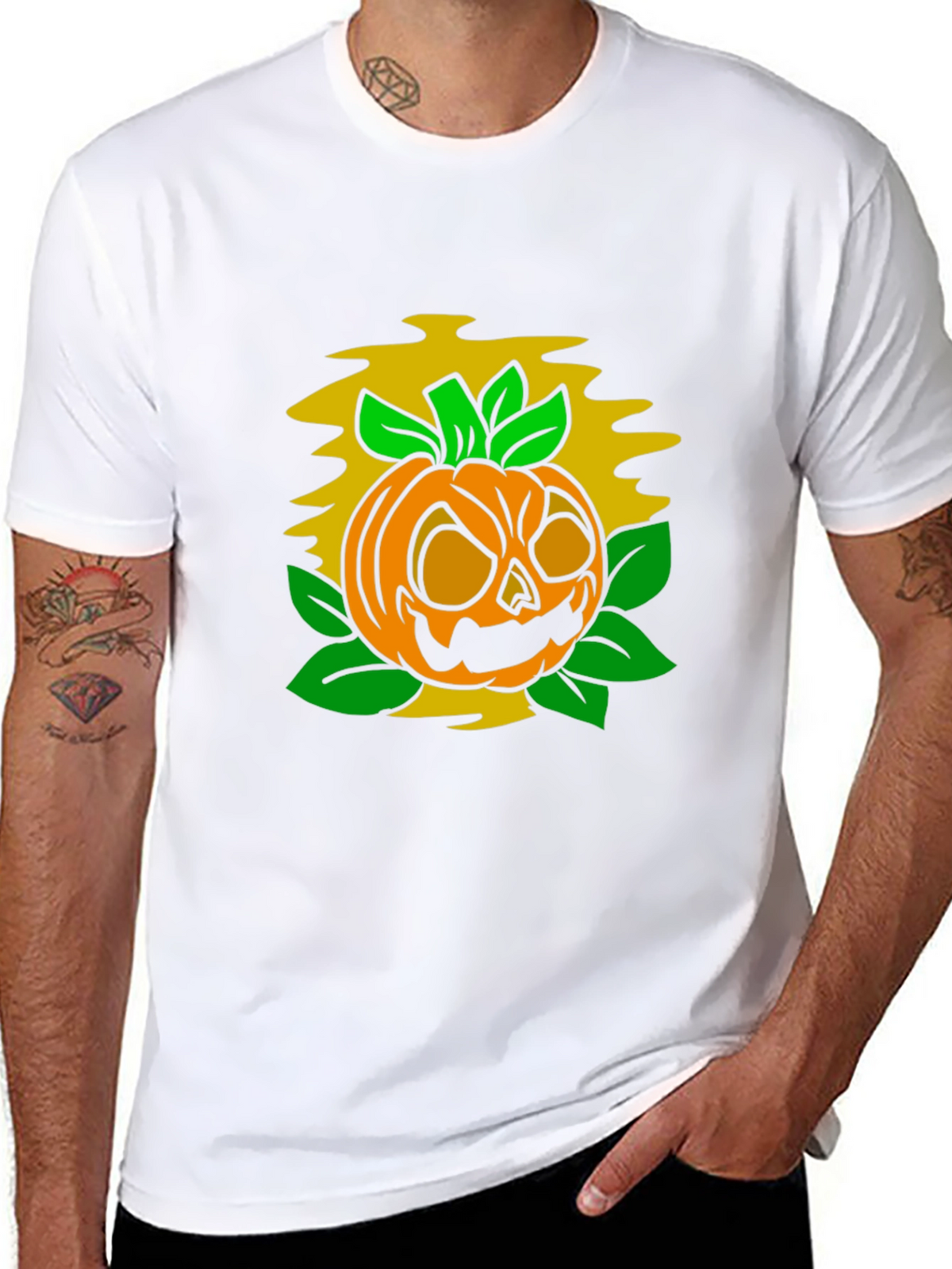 Halloween Pumpkin T-Shirt - Spooky Season Apparel