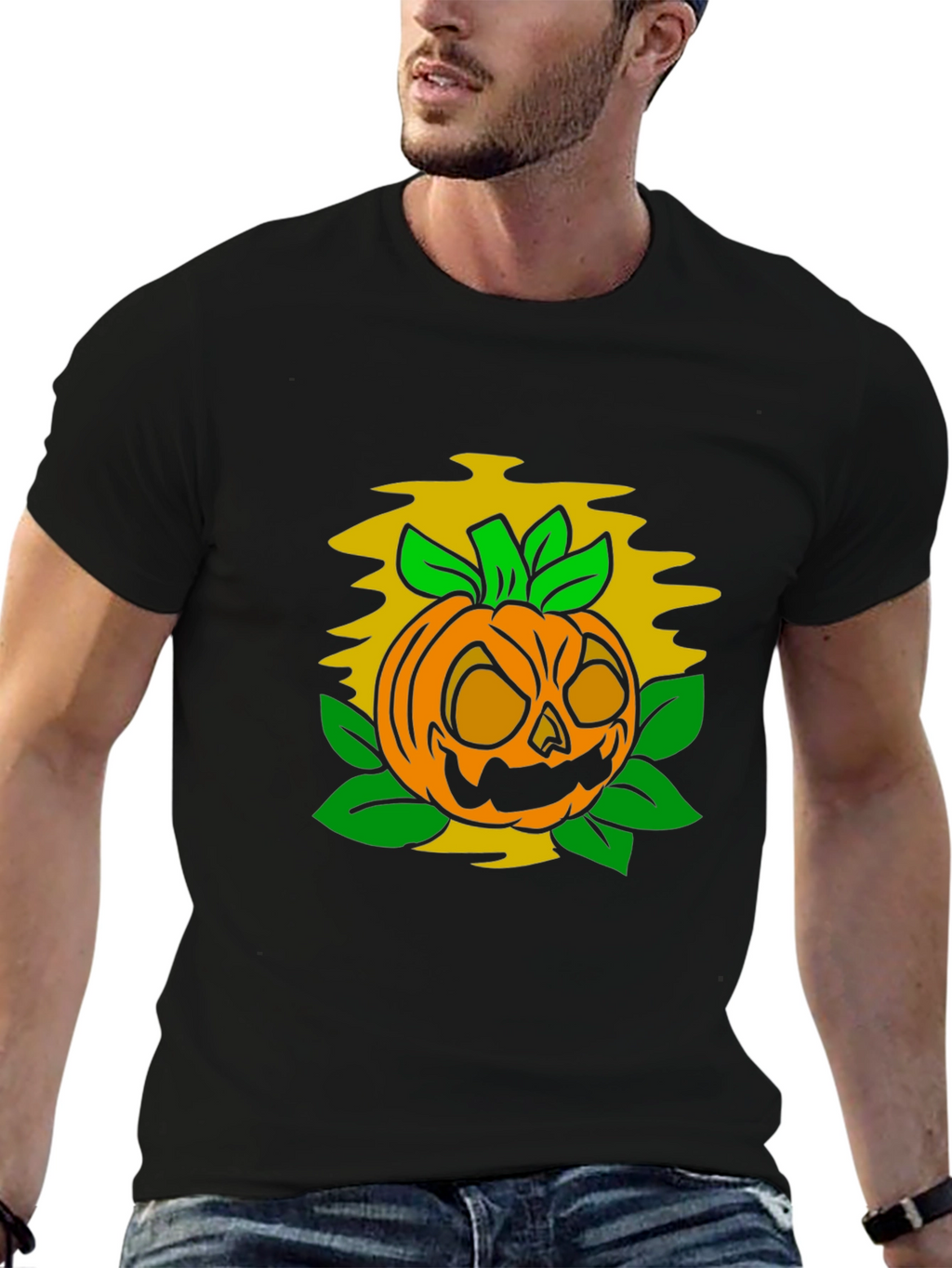 Halloween Pumpkin T-Shirt - Spooky Season Apparel