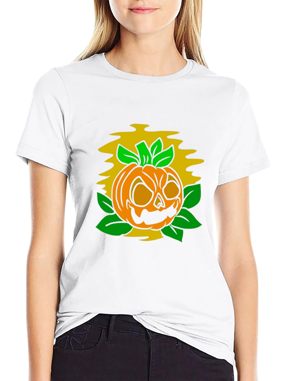 Halloween Pumpkin T-Shirt - Spooky Season Apparel