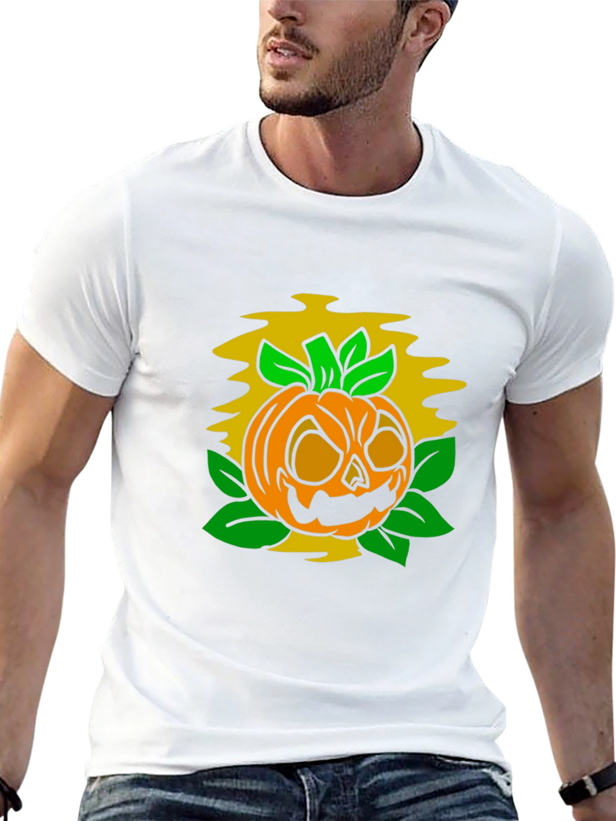 Halloween Pumpkin T-Shirt - Spooky Season Apparel