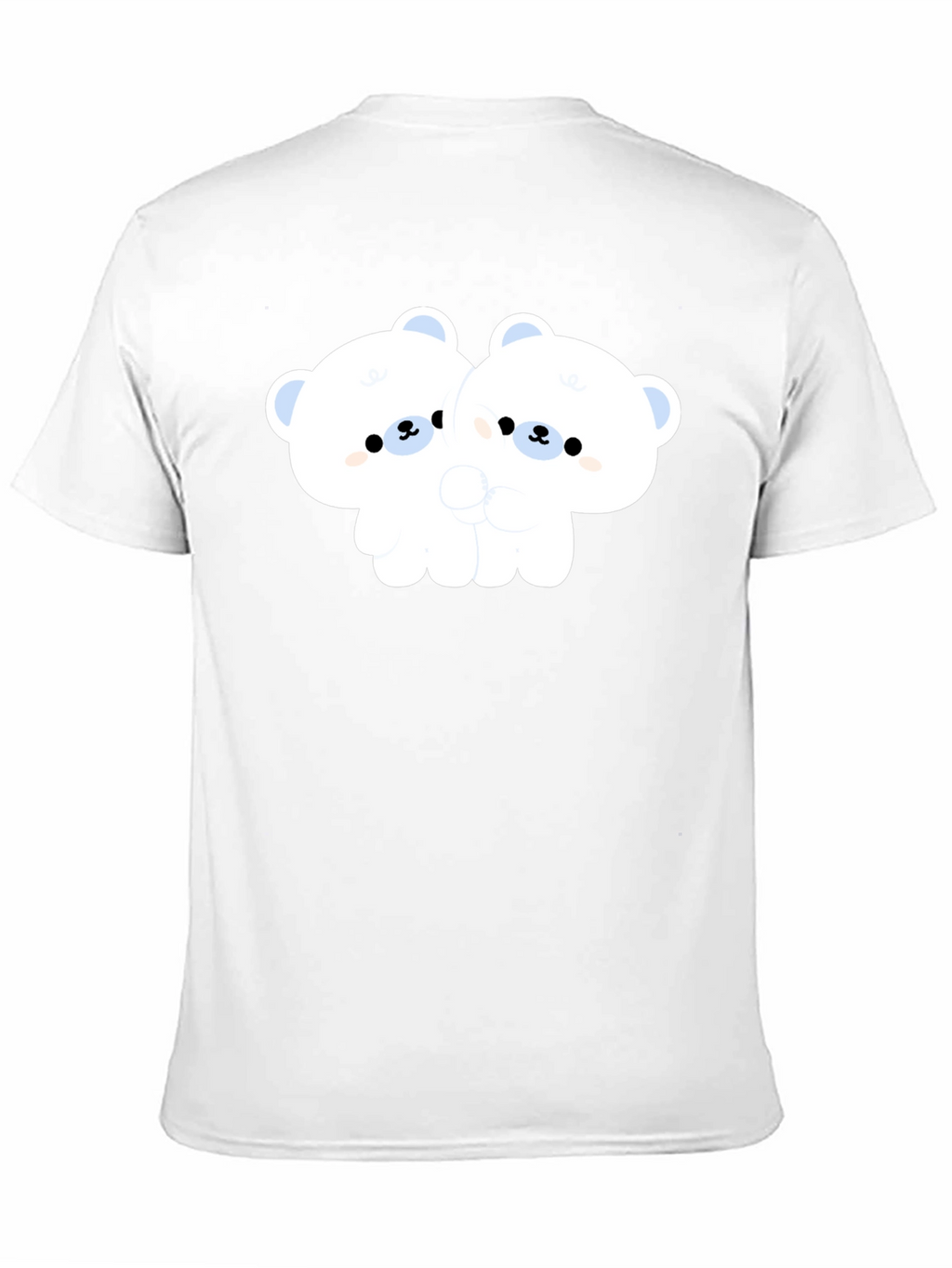 Cute Bear Hug Black T-Shirt