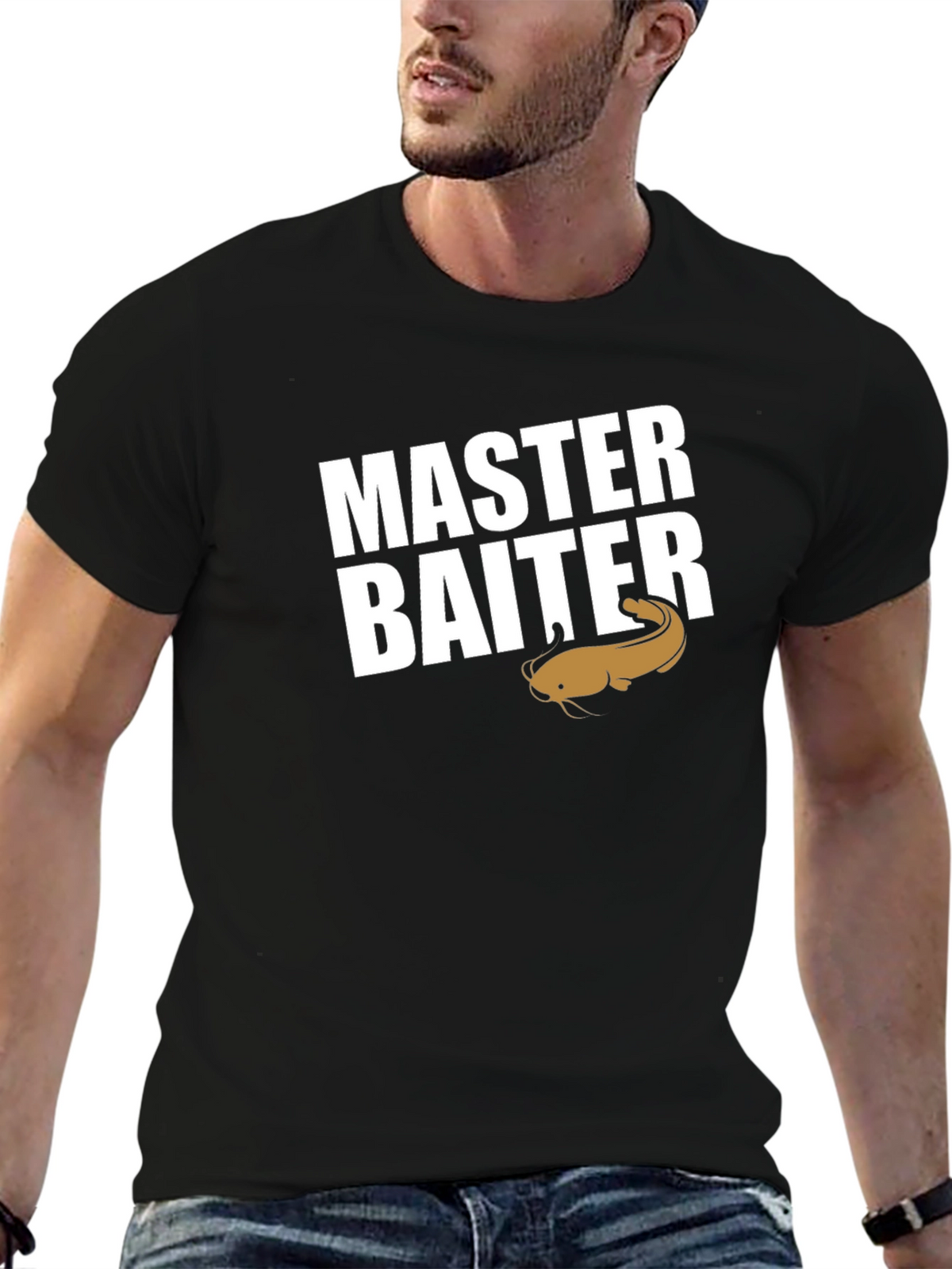 Master Baiter T-Shirt - Fishing Humor Tee