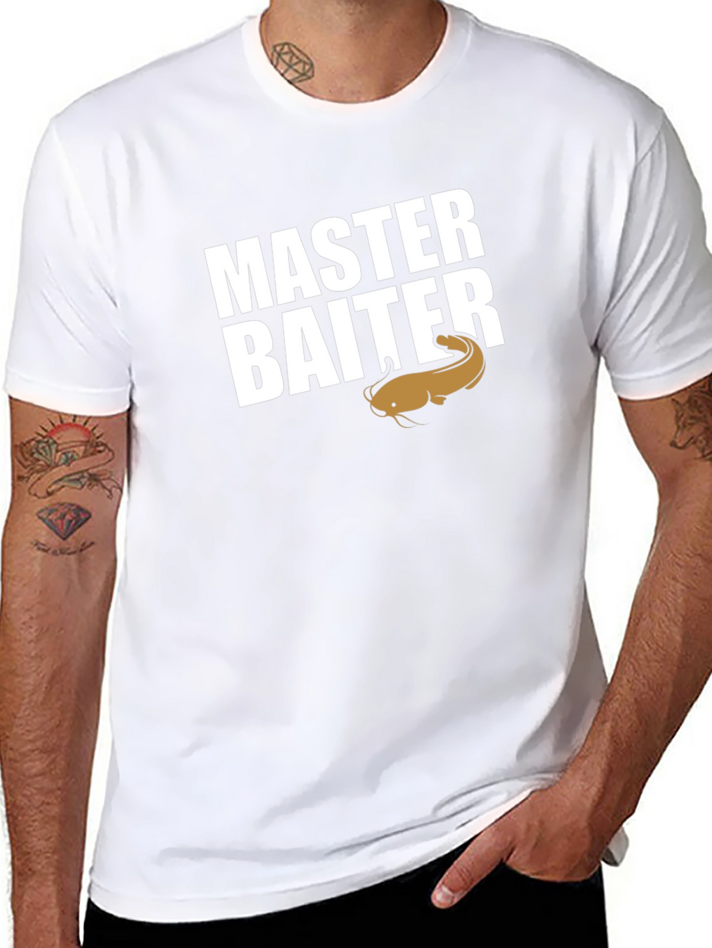 Master Baiter T-Shirt - Fishing Humor Tee