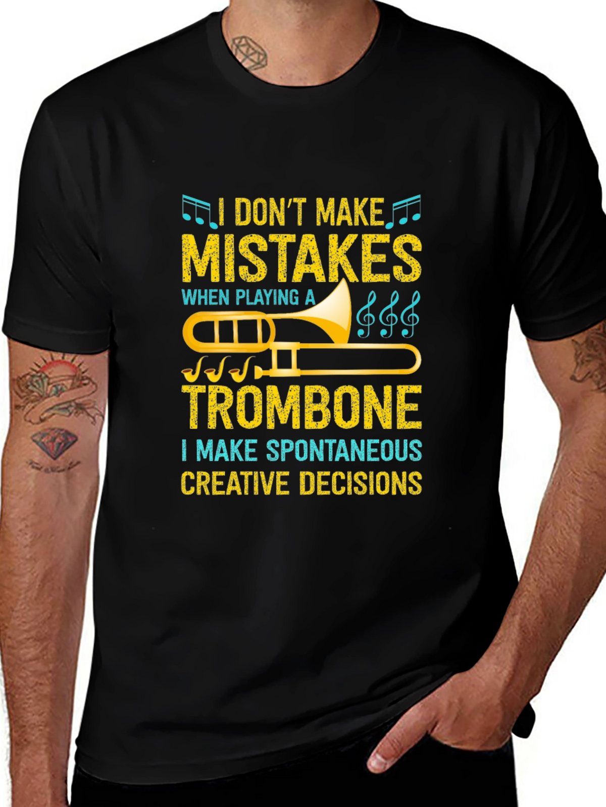 Funny Trombone Player T-Shirt