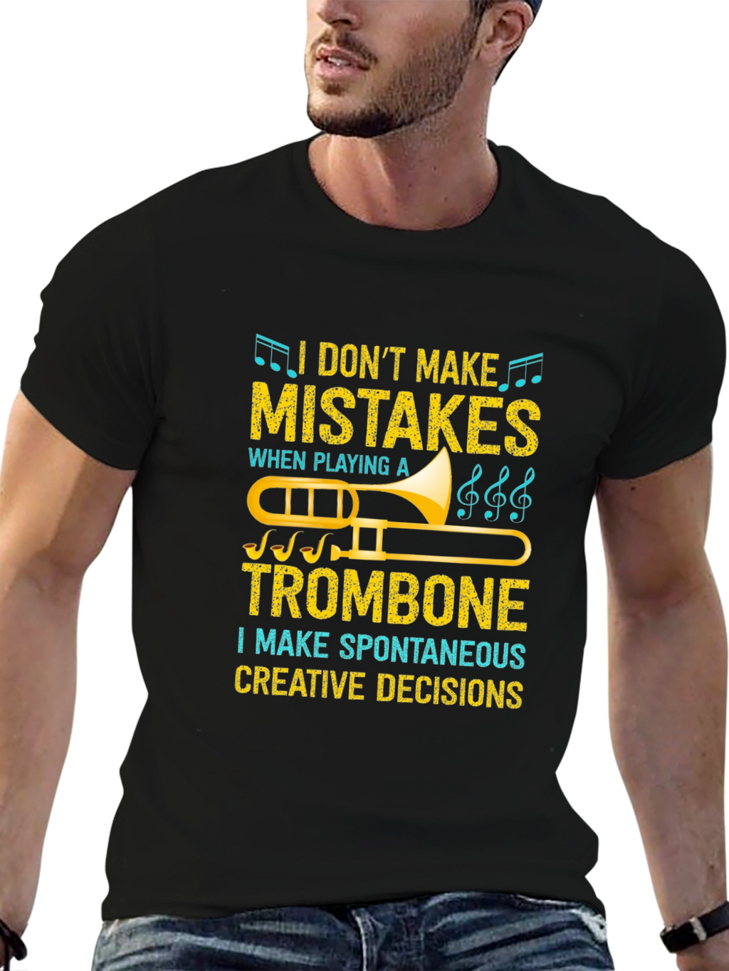 Funny Trombone Player T-Shirt