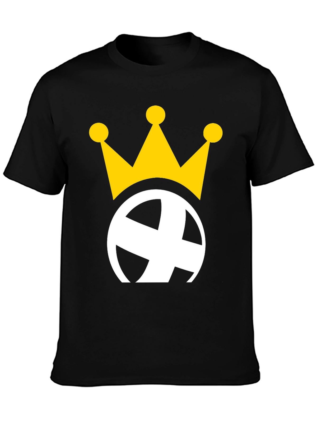 Crowned Globe Black Graphic Tee