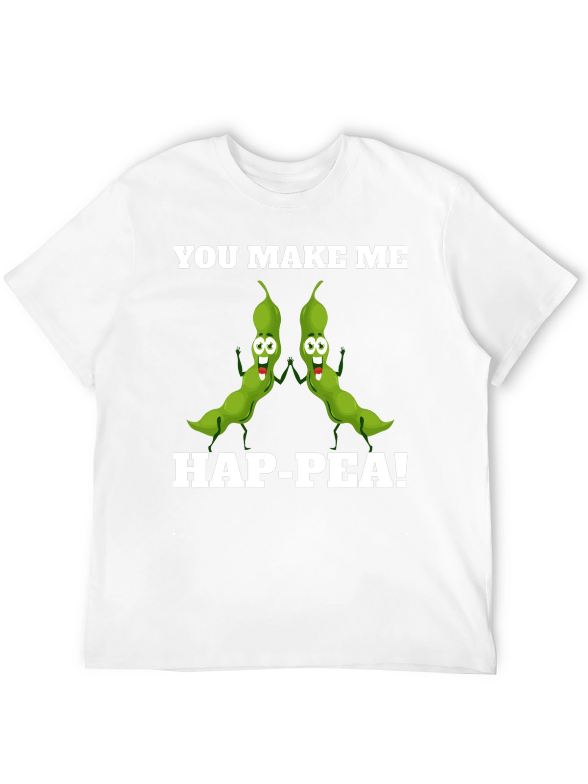 Hap-Pea! Funny Pea Pod Pun T-Shirt