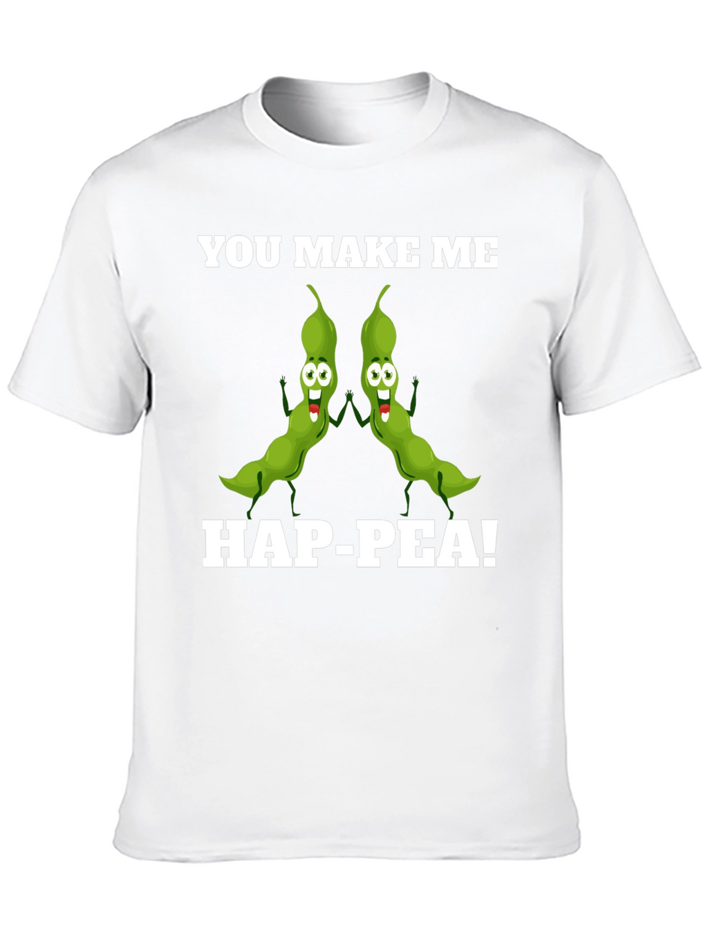 Hap-Pea! Funny Pea Pod Pun T-Shirt