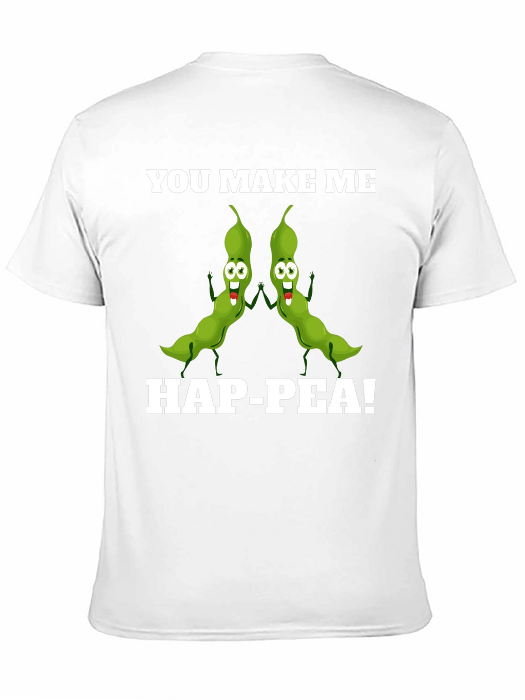 Hap-Pea! Funny Pea Pod Pun T-Shirt
