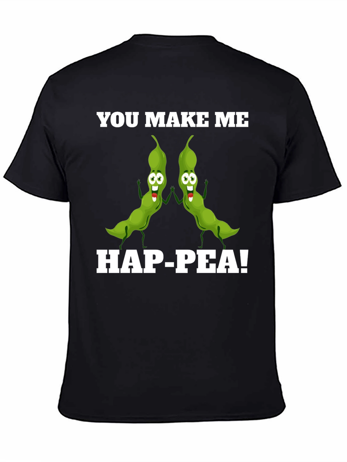 Hap-Pea! Funny Pea Pod Pun T-Shirt