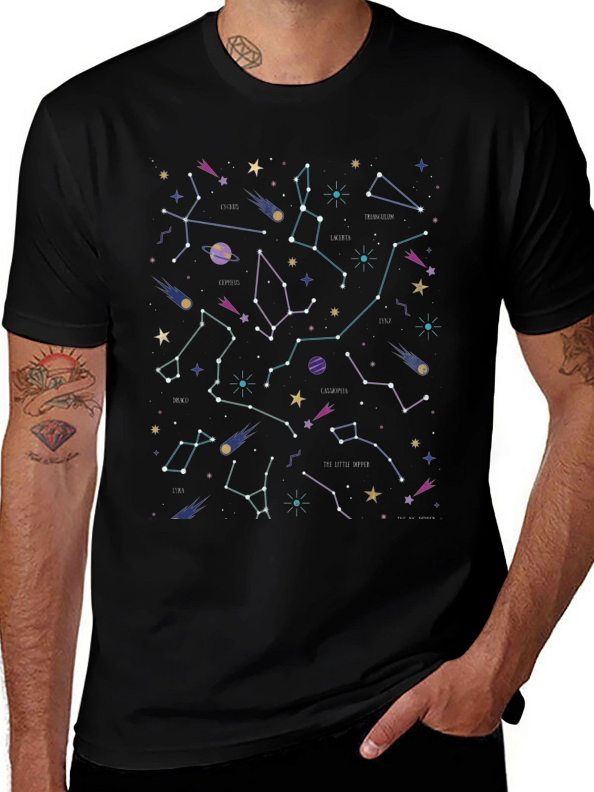 Celestial Constellation Graphic Tee - Unisex Fit