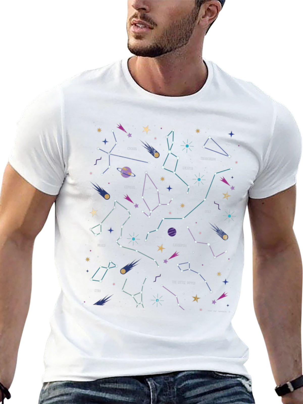 Celestial Constellation Graphic Tee - Unisex Fit