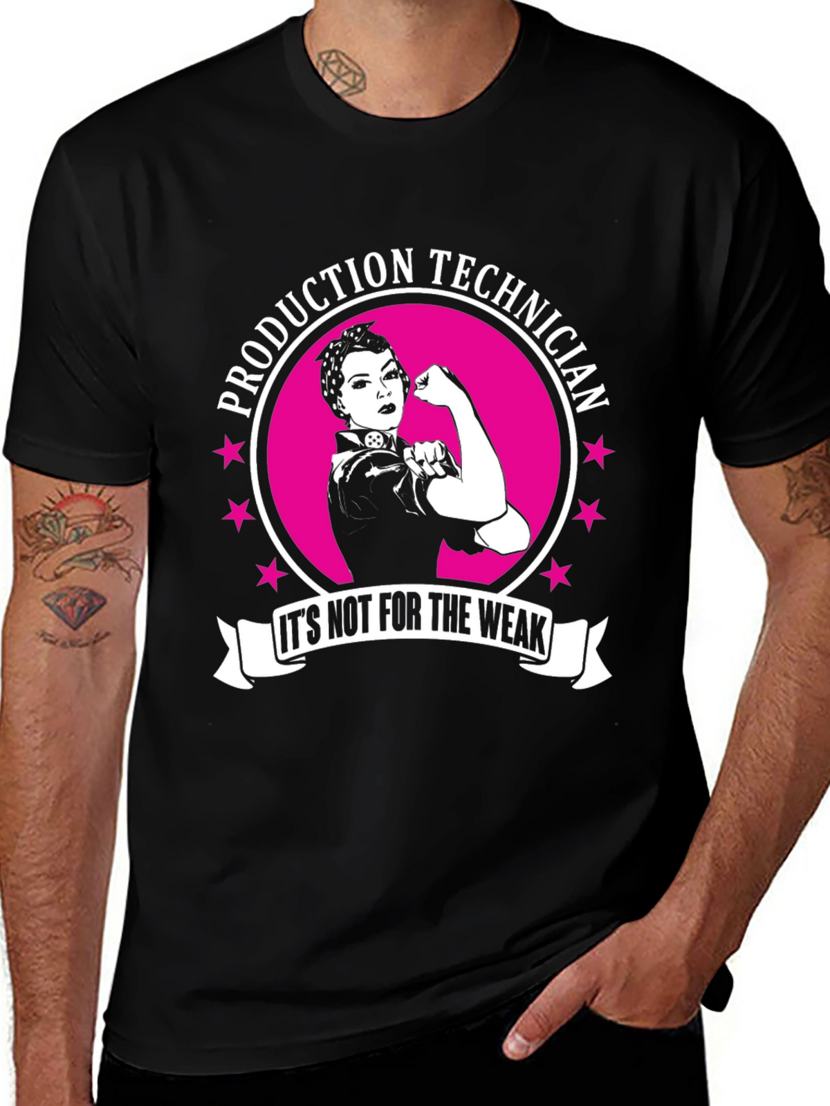 Production Technician Womens Empowerment T-Shirt