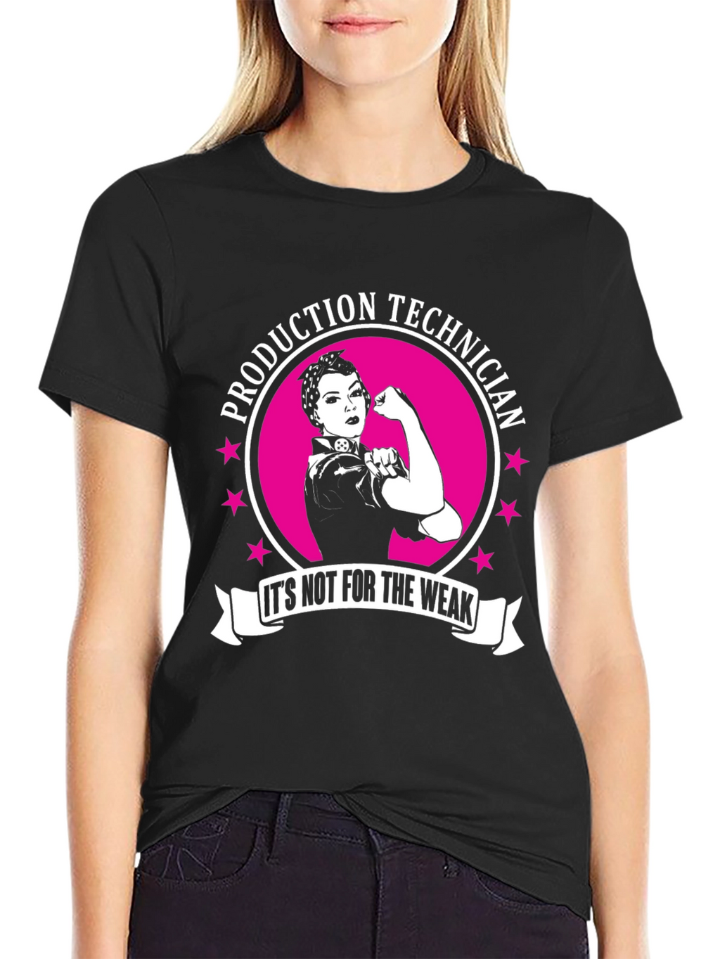 Production Technician Womens Empowerment T-Shirt