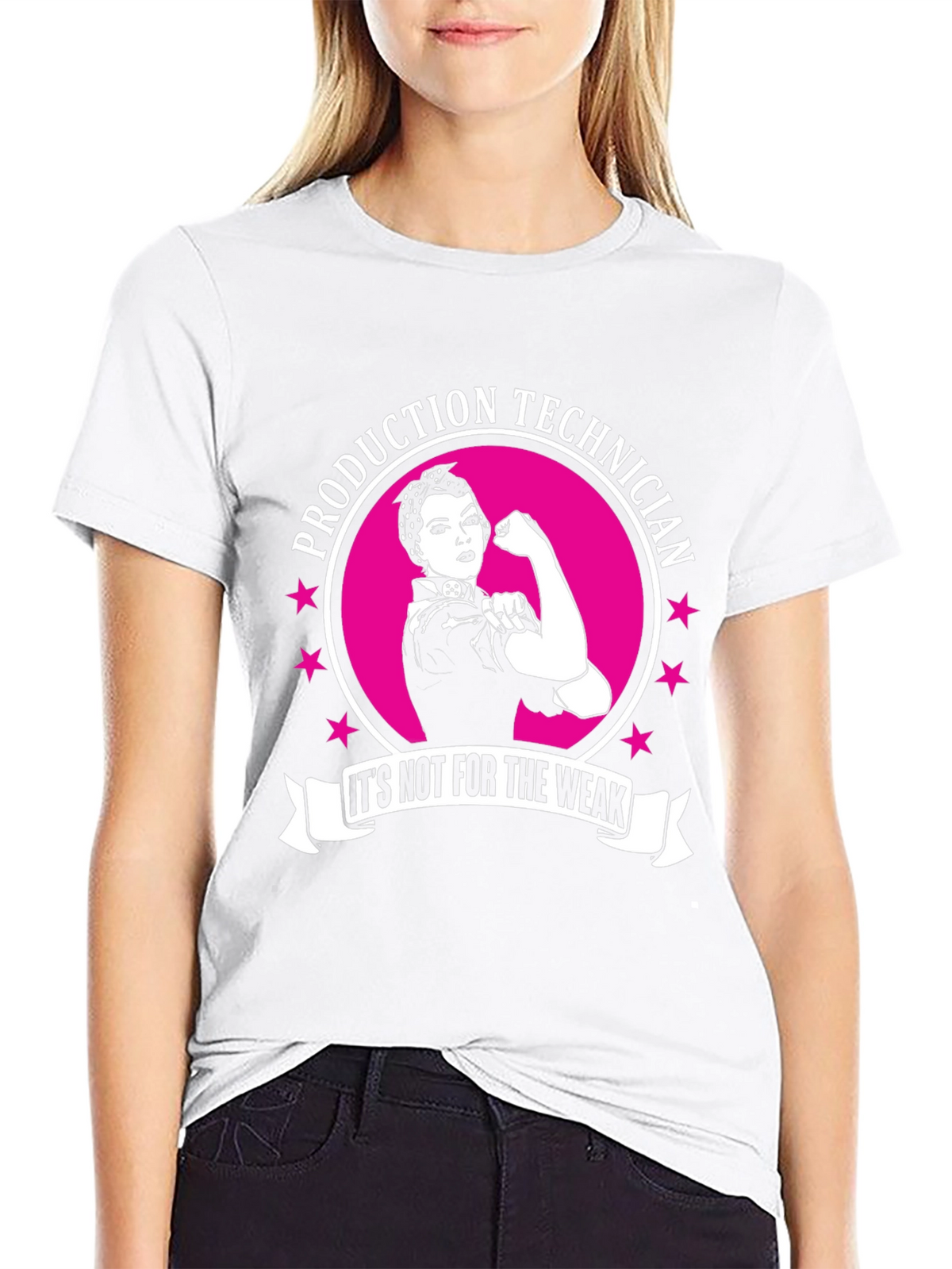 Production Technician Womens Empowerment T-Shirt