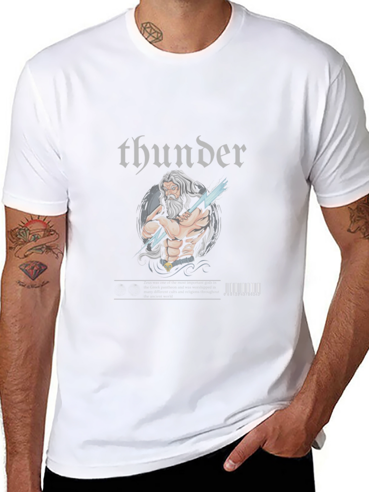 Thunder Graphic Tee - Zeus Design