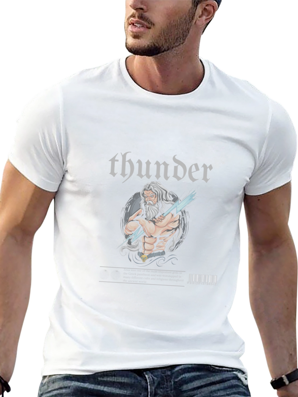 Thunder Graphic Tee - Zeus Design