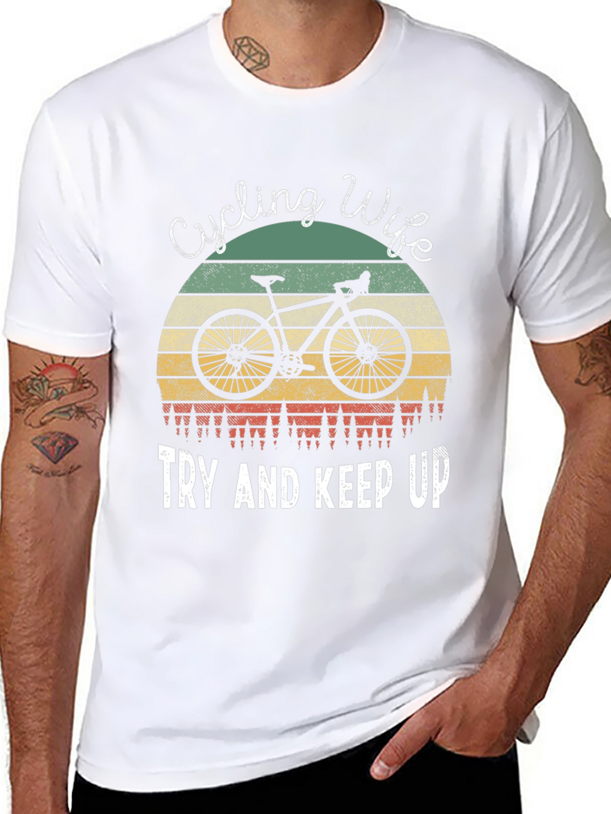 Cycling Wife Graphic T-Shirt