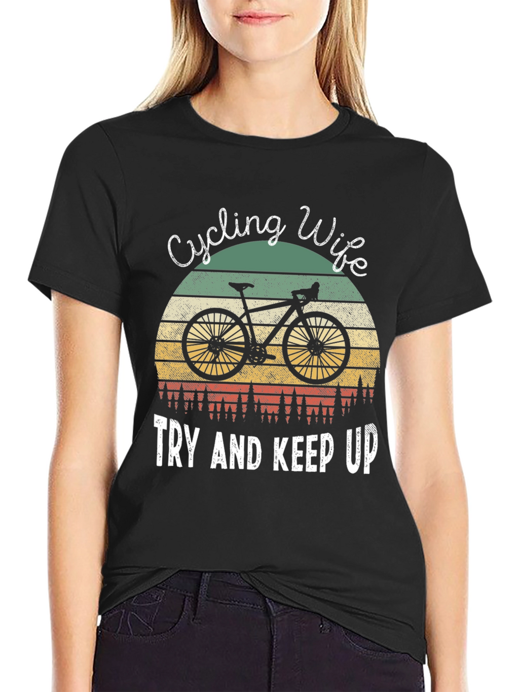 Cycling Wife Graphic T-Shirt