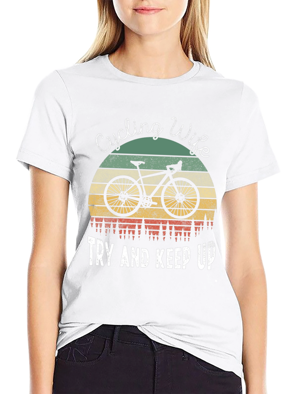 Cycling Wife Graphic T-Shirt