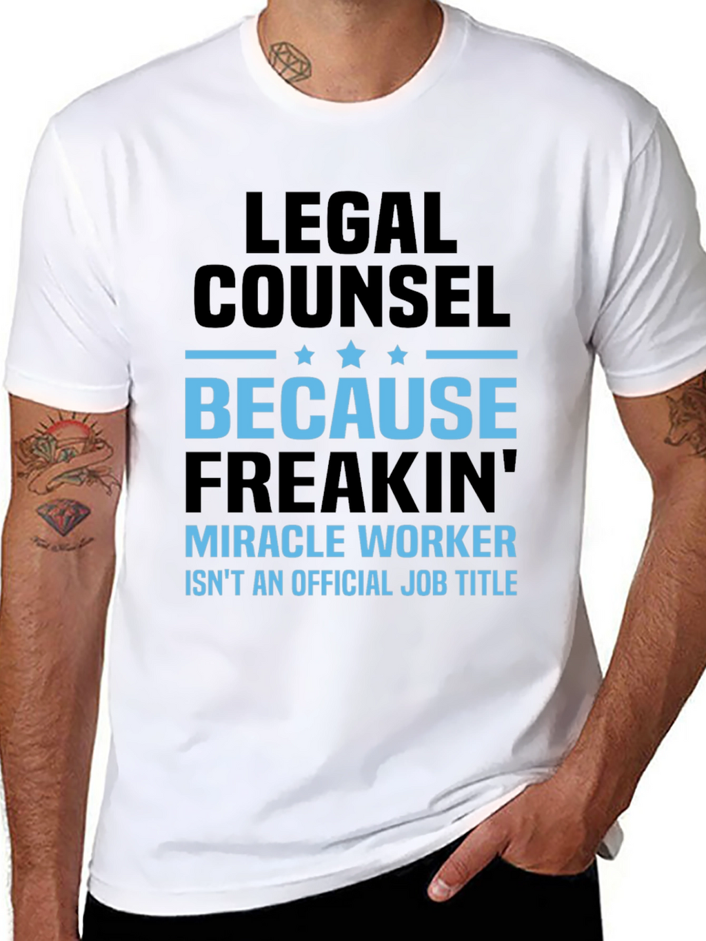 Legal Counsel Miracle Worker Graphic Tee