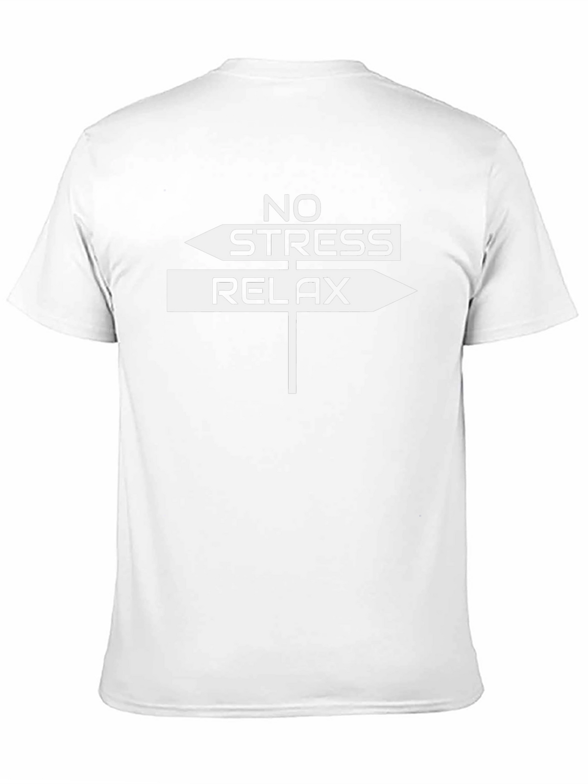 No Stress Relax Arrow Sign T-Shirt