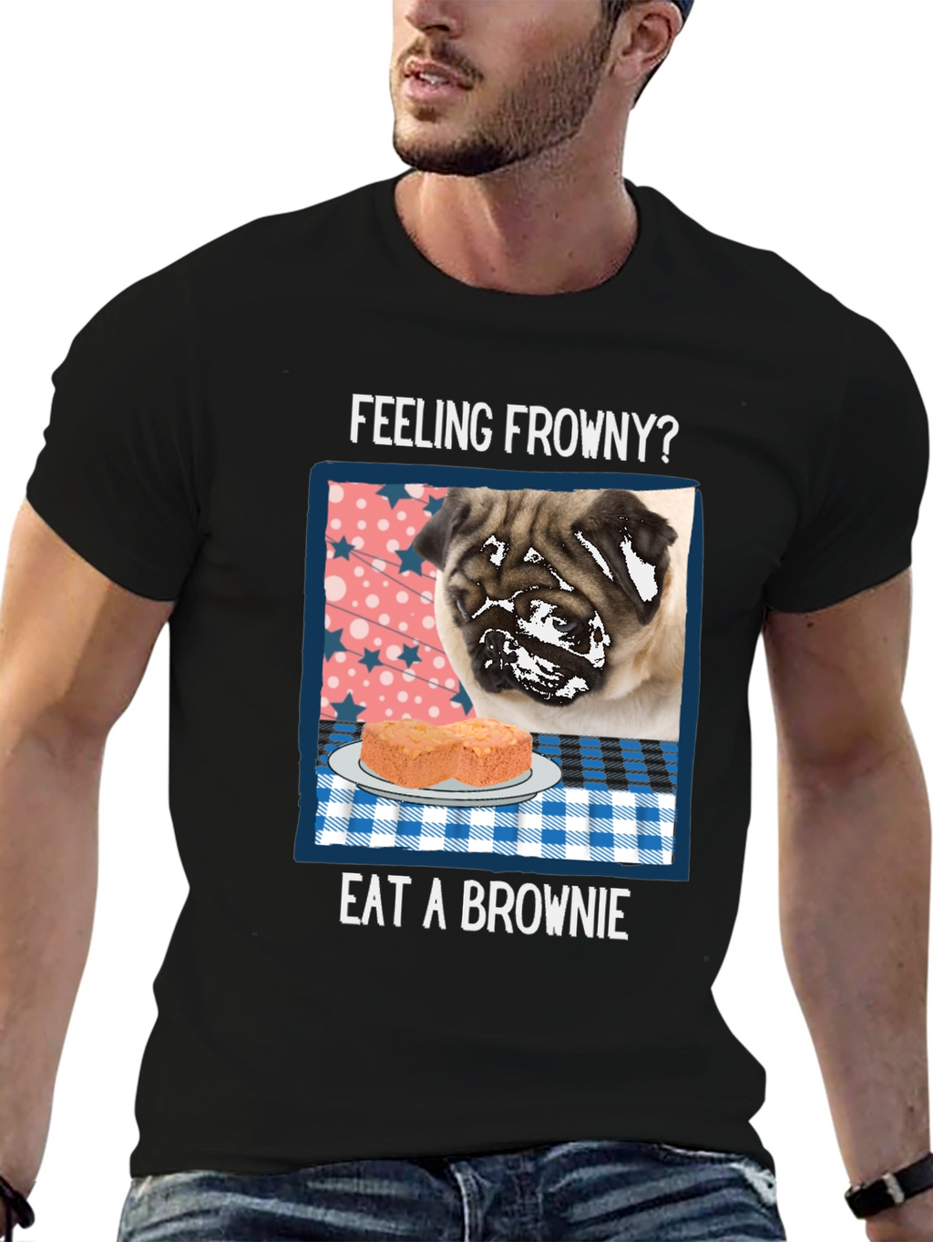 Feeling Frowny? Eat a Brownie T-Shirt