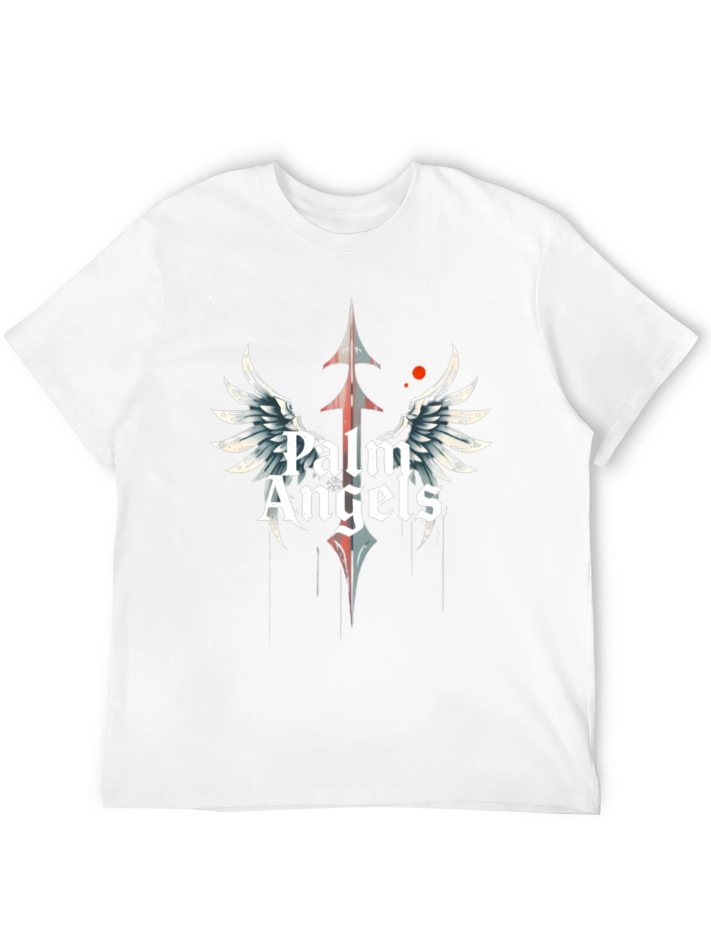 Palm Angels Black Graphic Tee