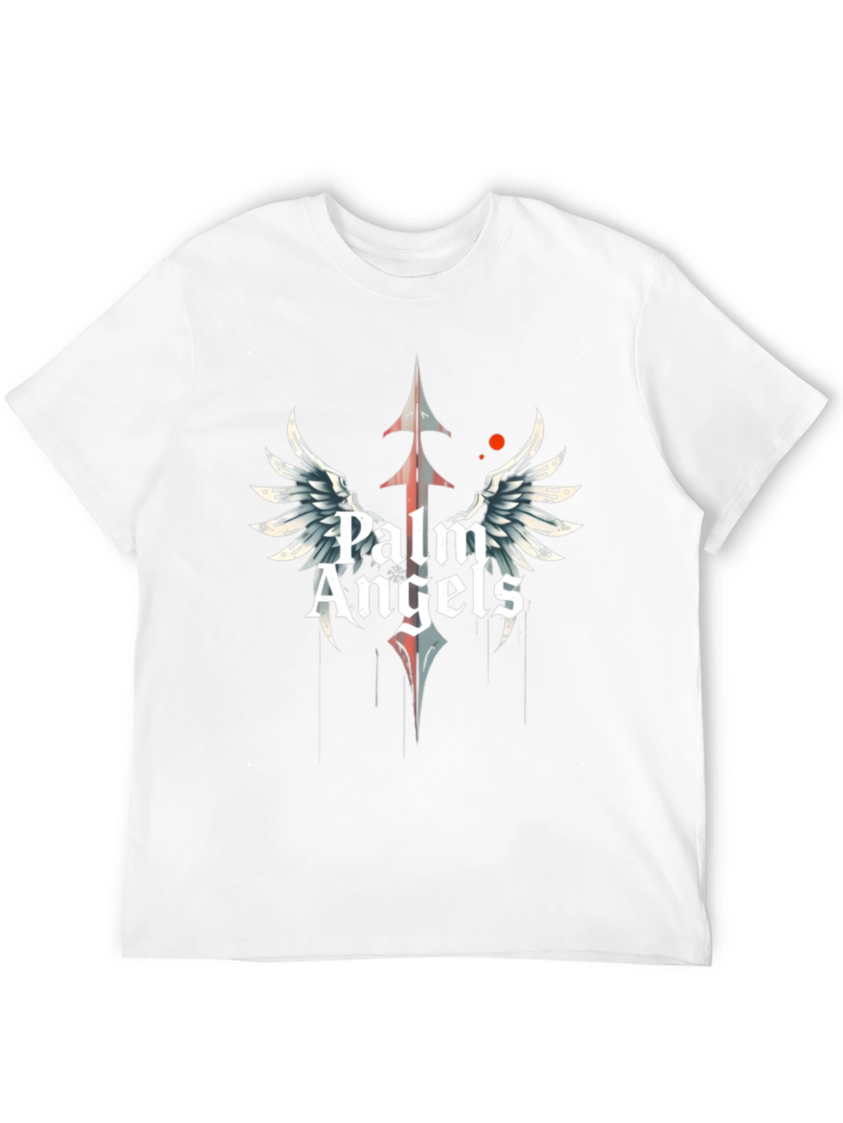 Palm Angels Black Graphic Tee