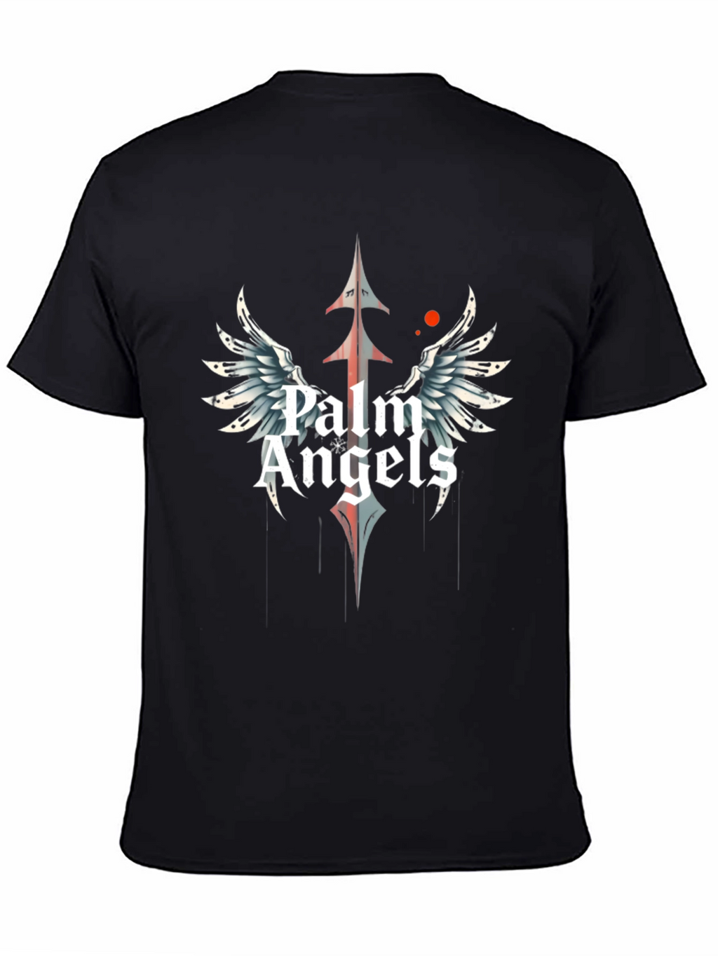Palm Angels Black Graphic Tee