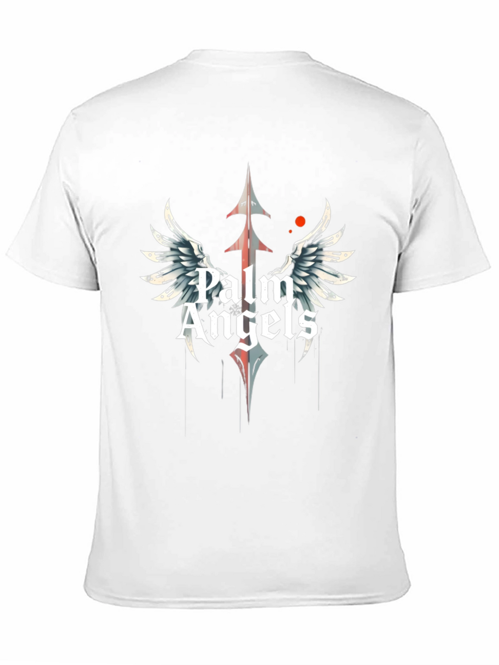 Palm Angels Black Graphic Tee