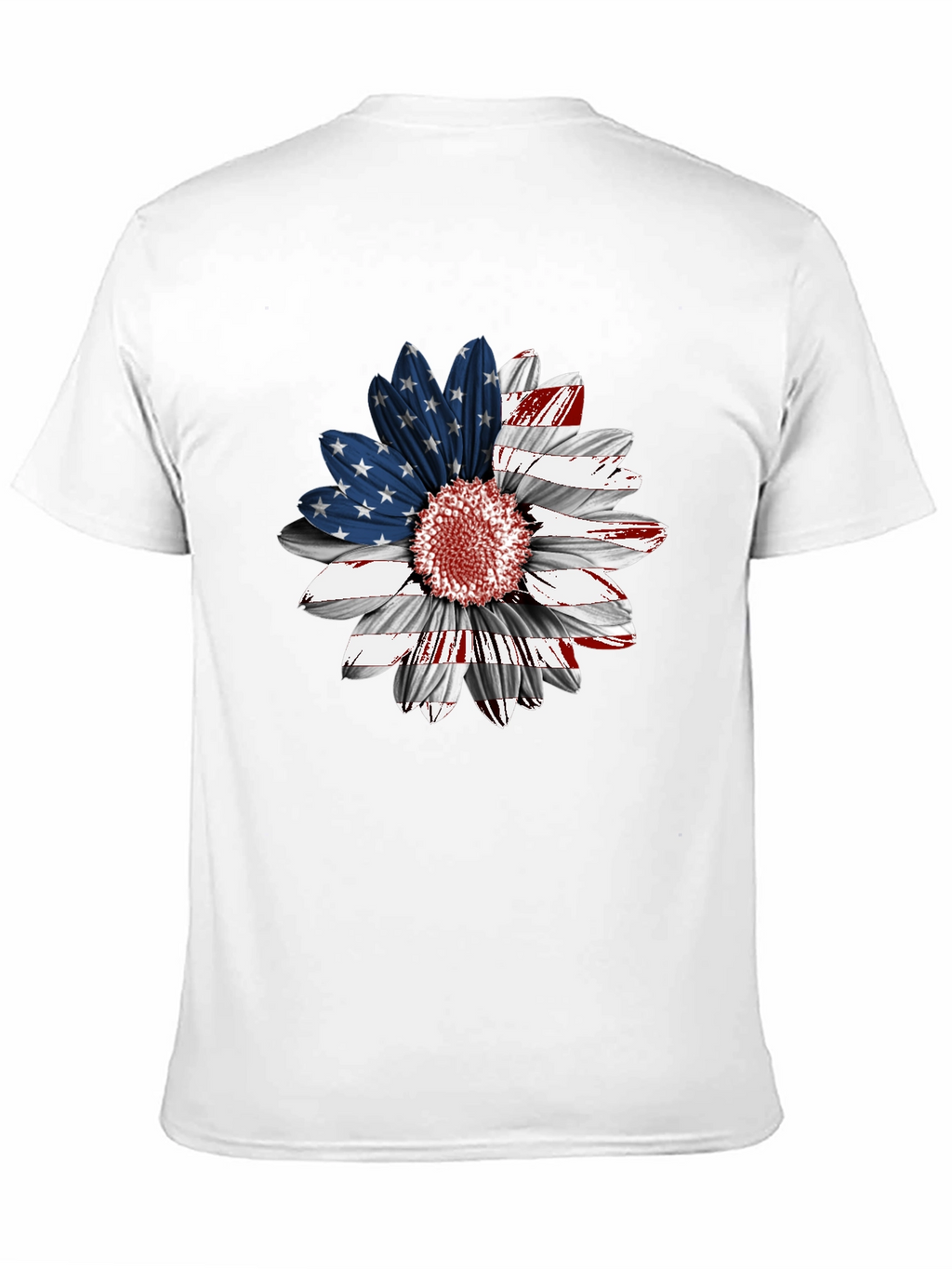 American Flag Sunflower Graphic Tee