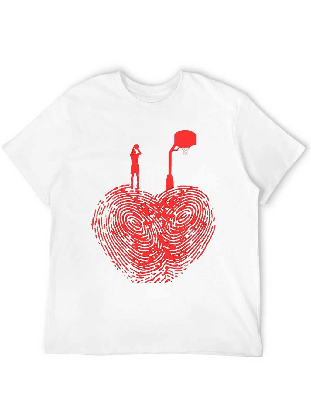 Heart Basketball Graphic Tee