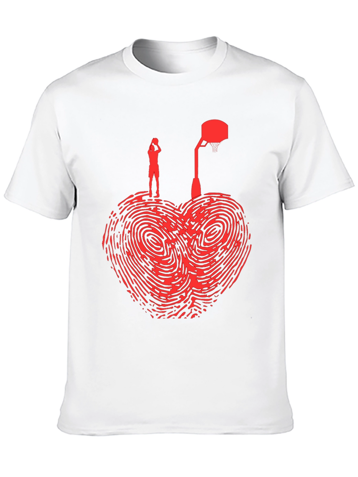 Heart Basketball Graphic Tee