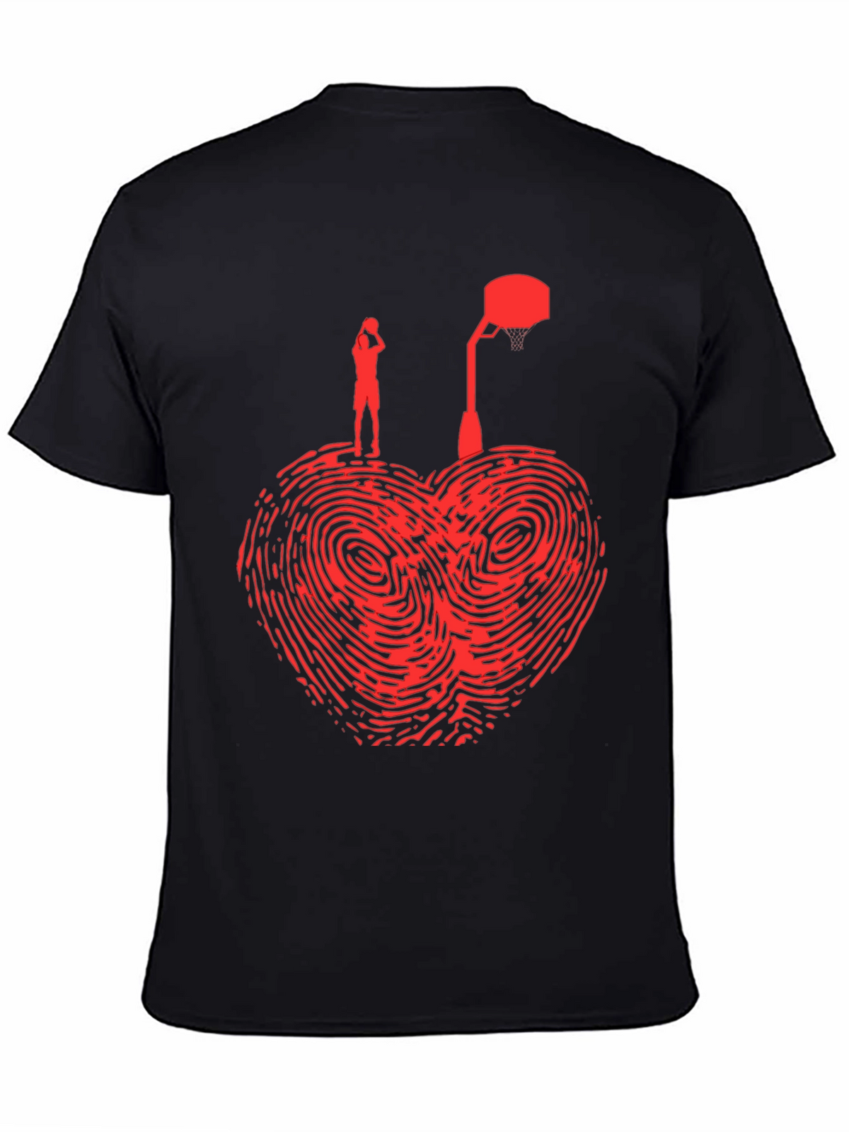 Heart Basketball Graphic Tee