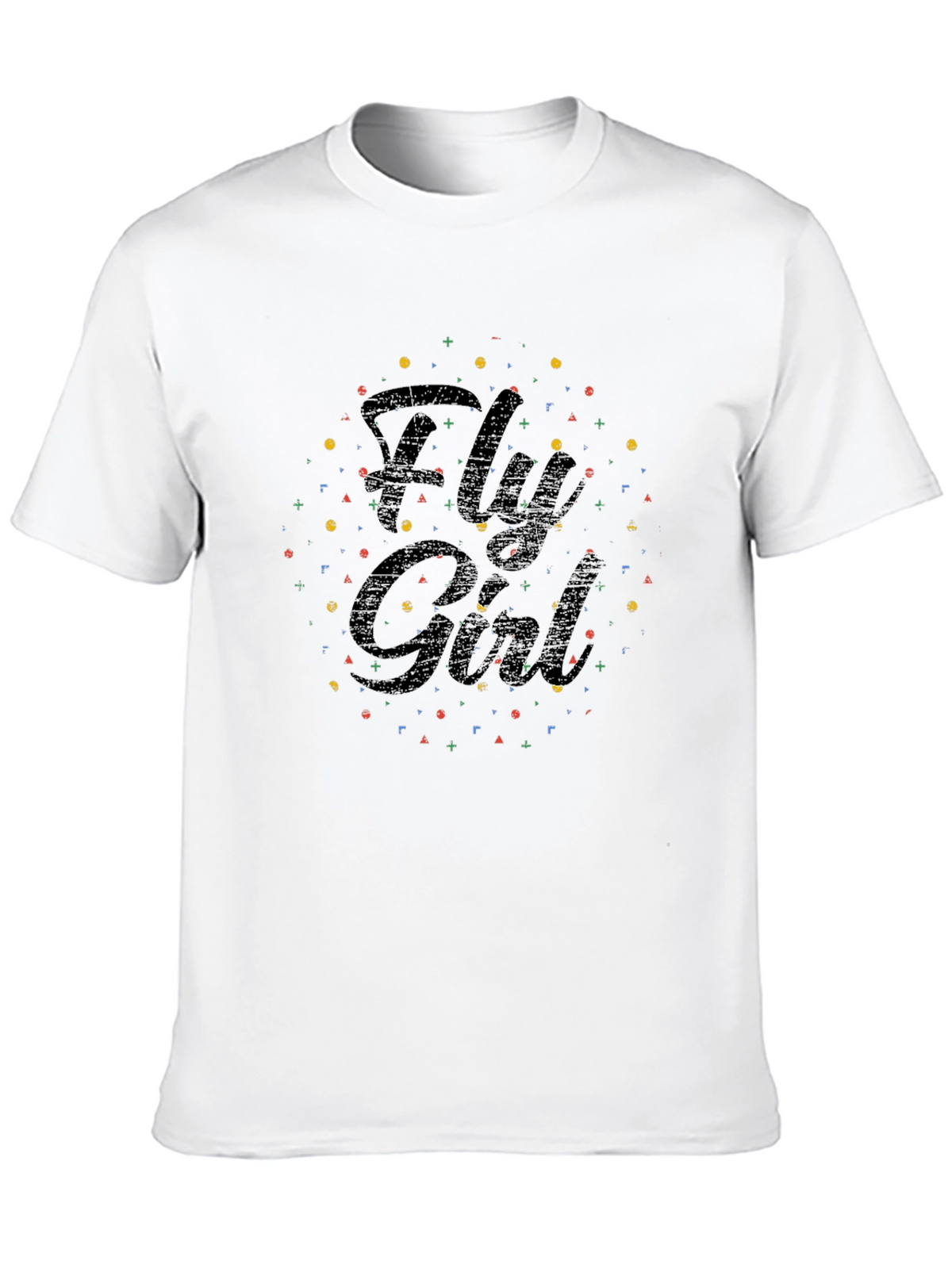 Fly Girl Black Graphic T-Shirt