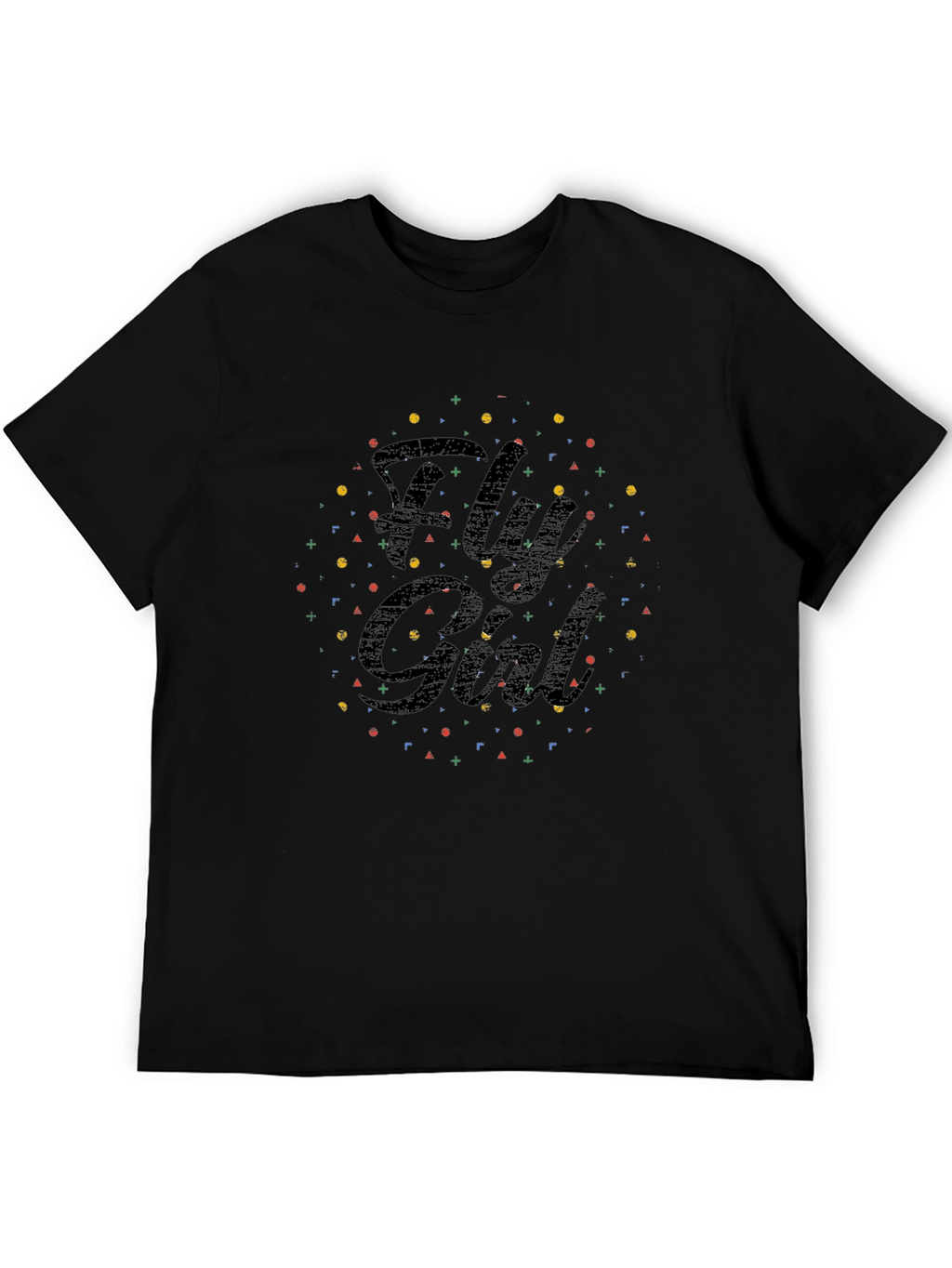 Fly Girl Black Graphic T-Shirt