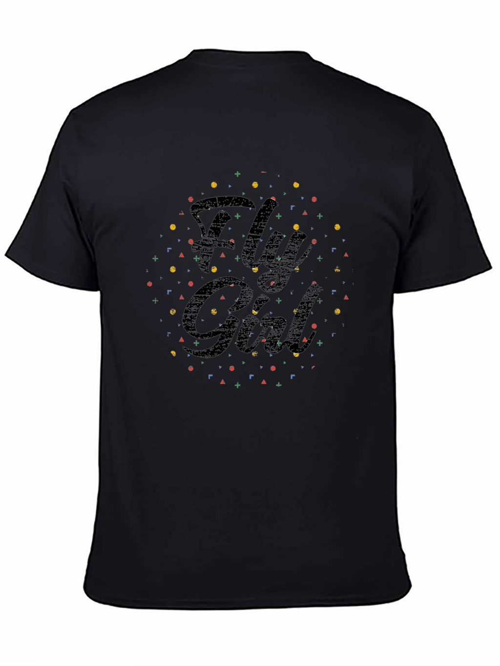 Fly Girl Black Graphic T-Shirt