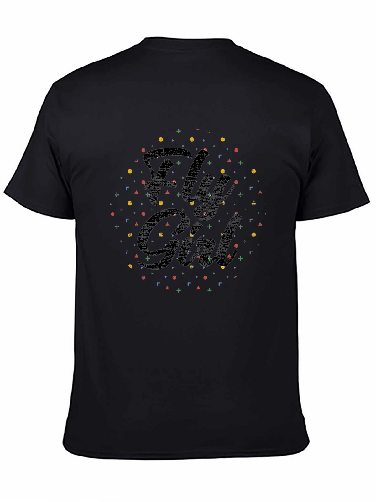 Fly Girl Black Graphic T-Shirt