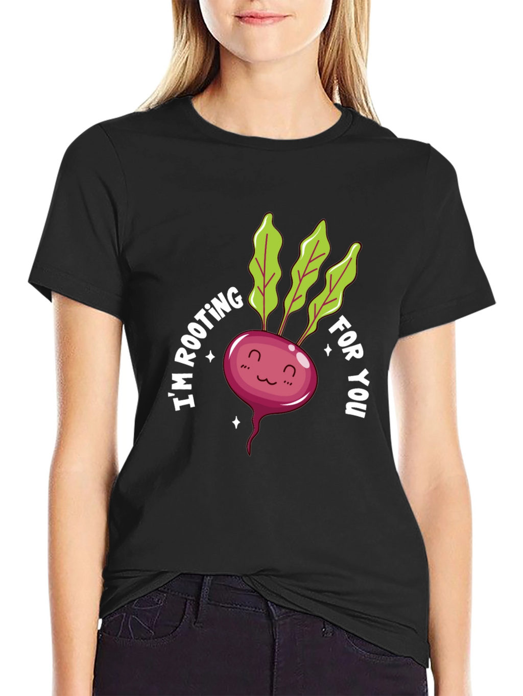 Cute Rooting For You Beet Graphic Tee