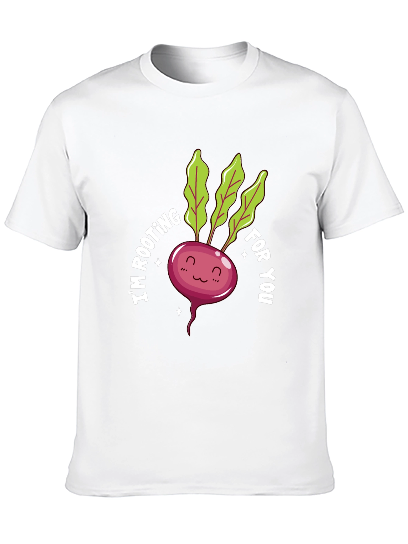 Cute Rooting For You Beet Graphic Tee