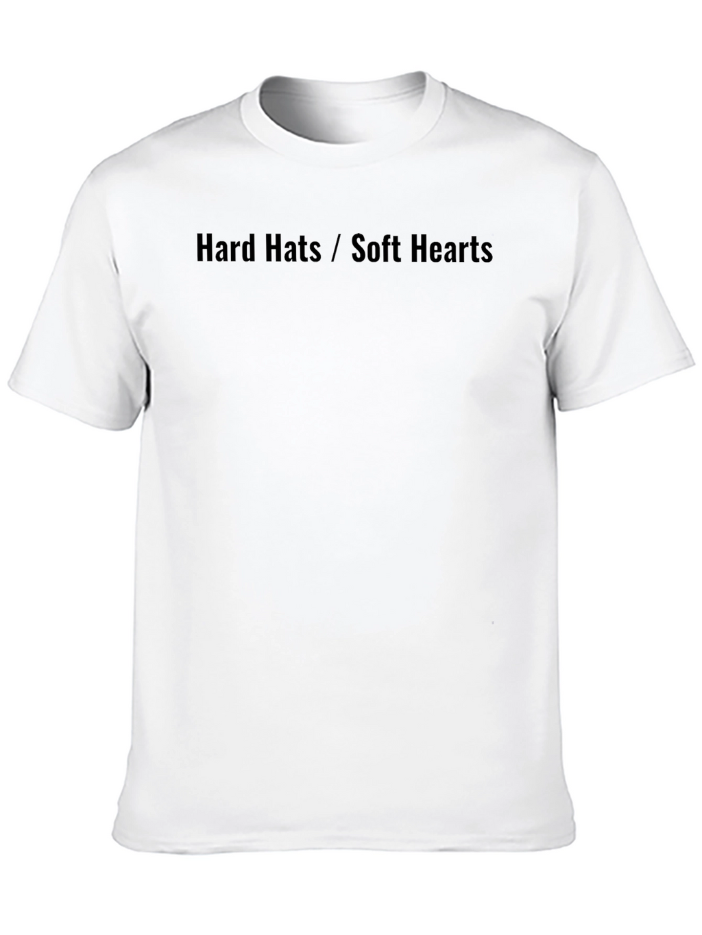 Hard Hats / Soft Hearts Black Graphic Tee